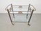 Regency Brass and Metal Serving Trolley, Italy, 1970s 6