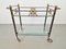 Regency Brass and Metal Serving Trolley, Italy, 1970s 8