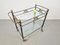 Regency Brass and Metal Serving Trolley, Italy, 1970s 2