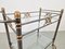 Regency Brass and Metal Serving Trolley, Italy, 1970s 4