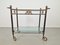 Regency Brass and Metal Serving Trolley, Italy, 1970s 9