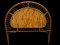 Vintage Italian Rattan Headboard, 1960 6