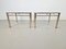 Table Basse en Chrome et Laiton de Fratelli Orsenigo, 1970s, Set de 2 10