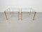 Table Basse en Chrome et Laiton de Fratelli Orsenigo, 1970s, Set de 2 2