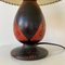 Amsterdamse School Batiked Wood Table Lamp by Louis Bogtman, Netherlands, 1920s 4