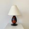 Amsterdamse School Batiked Wood Table Lamp by Louis Bogtman, Netherlands, 1920s 2