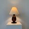 Amsterdamse School Batiked Wood Table Lamp by Louis Bogtman, Netherlands, 1920s 1