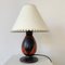 Amsterdamse School Batiked Wood Table Lamp by Louis Bogtman, Netherlands, 1920s 6