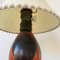 Amsterdamse School Batiked Wood Table Lamp by Louis Bogtman, Netherlands, 1920s 10