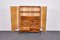 Art Deco Cherrywood and Tapestry Wardrobe attributed to Josef Frank, Austria, 1930s 19