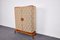 Art Deco Cherrywood and Tapestry Wardrobe attributed to Josef Frank, Austria, 1930s 8