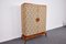 Art Deco Cherrywood and Tapestry Wardrobe attributed to Josef Frank, Austria, 1930s 18