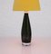 Moderne skandinavische Kunstglas Tischlampe von Sandberg Kosta, 1970er 2