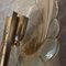 Mid-Century Modern Brown Murano Glass Leaf Wall Sconce attributed to Franco Luce, 1970s 16