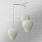 Vintage Pendant Lamp in Opal Glass by Alf Svensson for Bergboms, 1950s 5