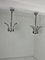 Vintage Adjustable Chromed Metal Pendants, 1970s, Set of 2 2