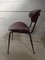 Set of Bean-Shaped Chairs in Burgundy Imitation Leather, 1960s, Image 12