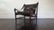 Danish Safari Chair in Leather and Mahogany, 1960s 3