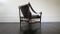 Danish Safari Chair in Leather and Mahogany, 1960s 9