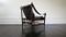 Danish Safari Chair in Leather and Mahogany, 1960s, Image 9