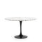 Round Calacatta Viola Marble Dining Table by Eero Saarinen for Knoll, 1970s 1