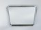 Miroir Mural Mid-Century Rectangulaire en Chrome avec Design Tubulaire 5