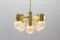 9-Glass Ceiling Lamp by Gaetano Sciolari, 1960s 8