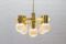 9-Glass Ceiling Lamp by Gaetano Sciolari, 1960s, Image 8