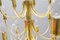 Lámpara de araña dorada de 16 luces, años 60, Imagen 5