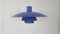 Blue Mid-Century PH4 Pendant by Poul Henningsen for Louis Poulsen, Image 5