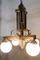 Large French Art Deco Chandelier, 1930s 7