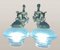 Empire Dragons Wall Lamps, 1950s, Set of 2 2