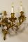 Napoleon III Gilt Bronze Wall Light with Porcelain Flowers, France, 1870s 5