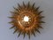 Mid-Century Modern Sunburst Flush Mounts, 1950s, Set of 2 13
