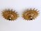Mid-Century Modern Sunburst Flush Mounts, 1950s, Set of 2 5