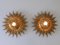 Mid-Century Modern Sunburst Flush Mounts, 1950s, Set of 2 9