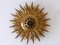 Mid-Century Modern Sunburst Flush Mounts, 1950s, Set of 2 10