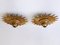 Mid-Century Modern Sunburst Flush Mounts, 1950s, Set of 2 8