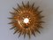 Mid-Century Modern Sunburst Flush Mounts, 1950s, Set of 2 11