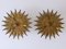 Mid-Century Modern Sunburst Flush Mounts, 1950s, Set of 2 27