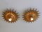 Mid-Century Modern Sunburst Flush Mounts, 1950s, Set of 2 6