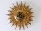 Mid-Century Modern Sunburst Flush Mounts, 1950s, Set of 2 12