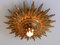Mid-Century Modern Sunburst Flush Mounts, 1950s, Set of 2 15