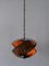 Vintage Copper Pendant Lamp by Louis Weisdorf for Lyfa, 1960s 5