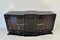 French Art Deco Macassar and Black Lacquer Sideboard, 1930s 4