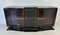 French Art Deco Macassar and Black Lacquer Sideboard, 1930s 2