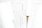 Vintage Stehlampe aus Reed aus Opalglas von René Mathieu, 1950 9