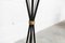 Vintage Stehlampe aus Reed aus Opalglas von René Mathieu, 1950 7