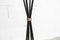 Vintage Stehlampe aus Reed aus Opalglas von René Mathieu, 1950 19