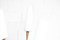 Vintage Stehlampe aus Reed aus Opalglas von René Mathieu, 1950 24